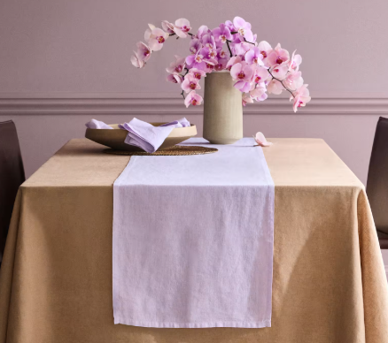 European Linen Table Runner