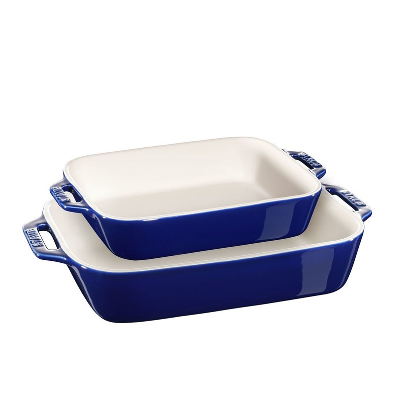 Ceramic 2-Piece Rectangular Baking Dish Set