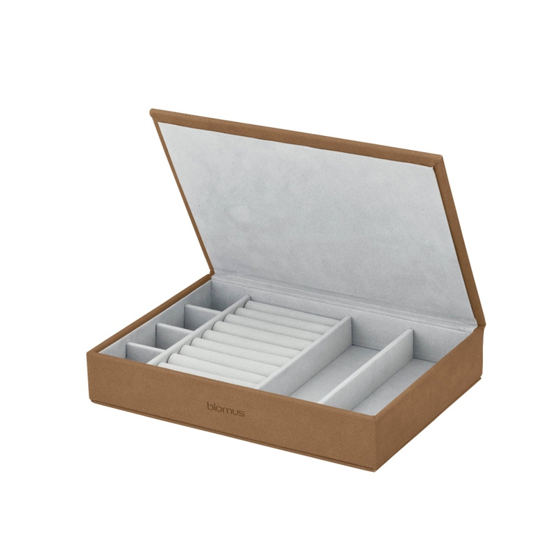 SAHLA Faux Suede Jewelry Box Valet