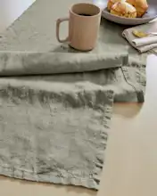 European Linen Table Runner
