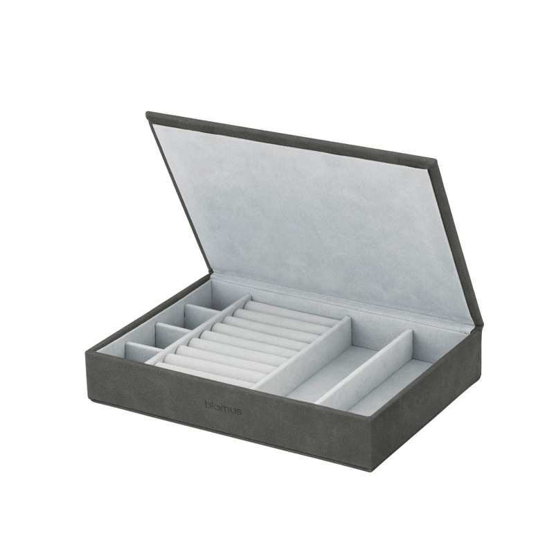 SAHLA Faux Suede Jewelry Box Valet