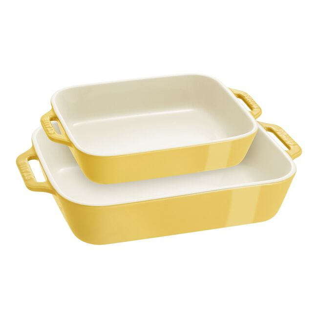 Ceramic 2-Piece Rectangular Baking Dish Set