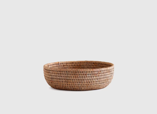 Handwoven Rattan Bowl