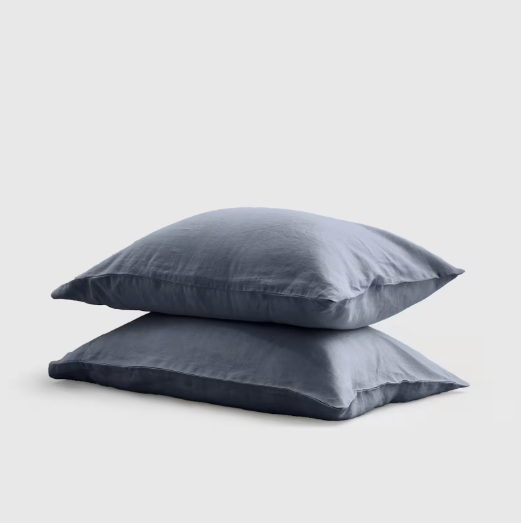 European Linen Pillowcase Set, Queen/Standard