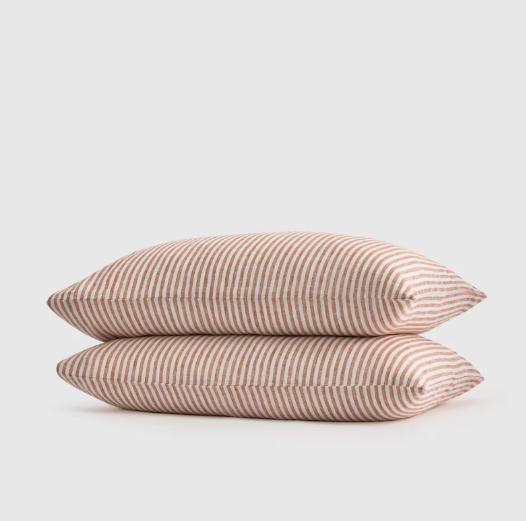 European Linen Pillowcase Set, Queen/Standard