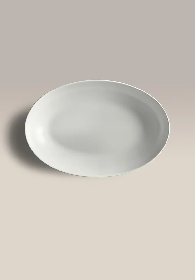 Oval Low Serving Bowl