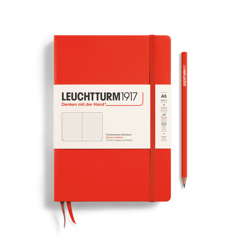 A5 Notebook Classic, Hardcover, Dotted with Personalized Monogramming