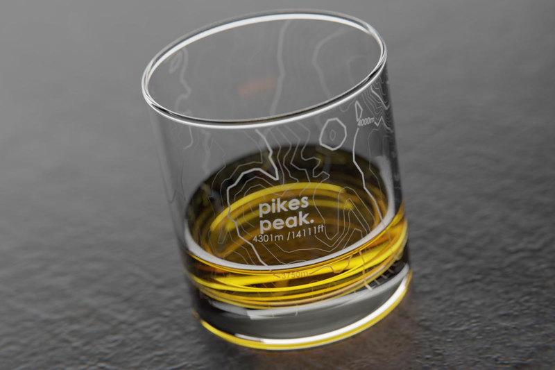 Topography Maps Rocks Glass