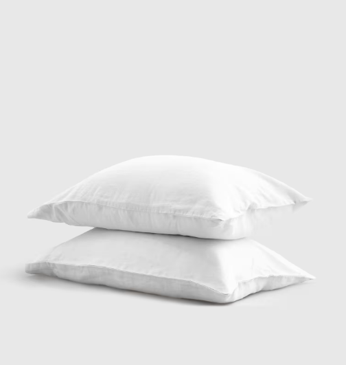 European Linen Pillowcase Set, Queen/Standard