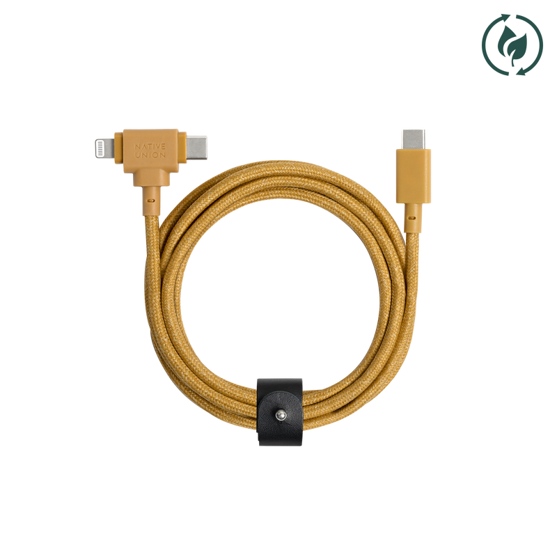 Belt Cable Duo (USB-C to USB-C & Lightning)