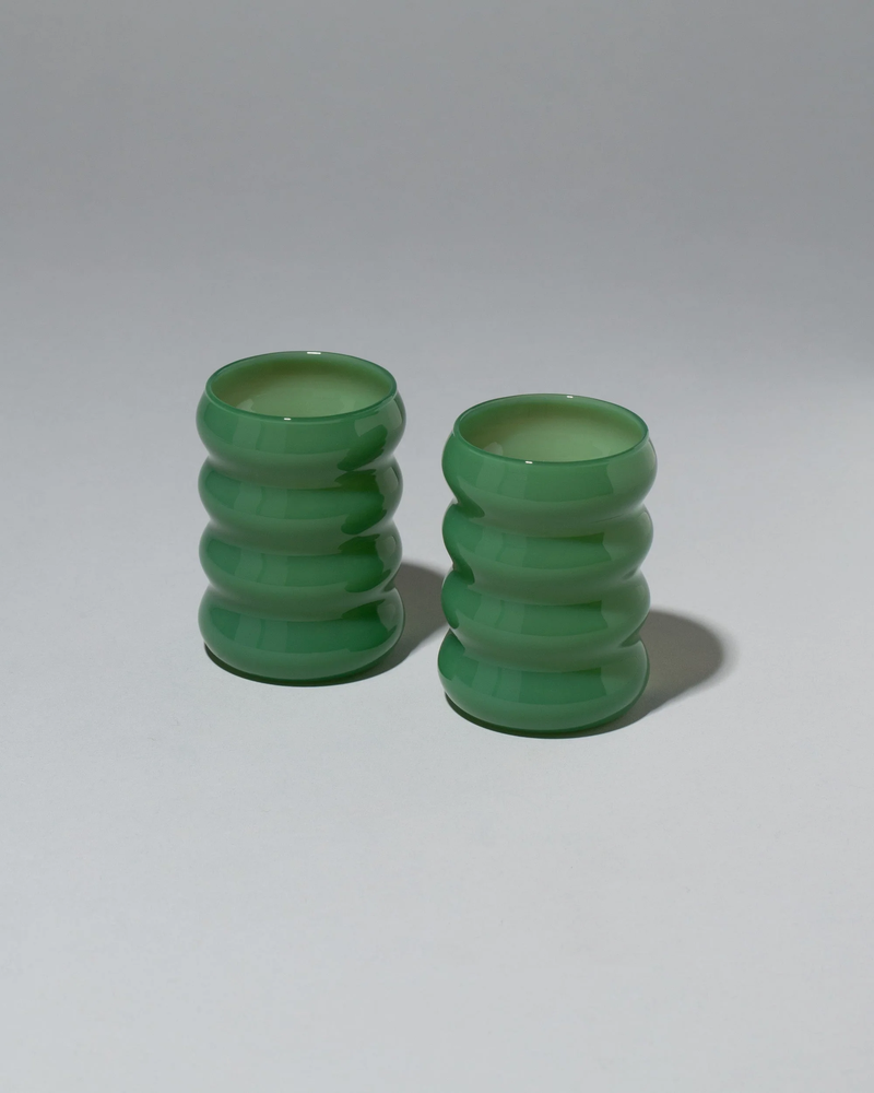 Opaque Ripple Cup Set of 2
