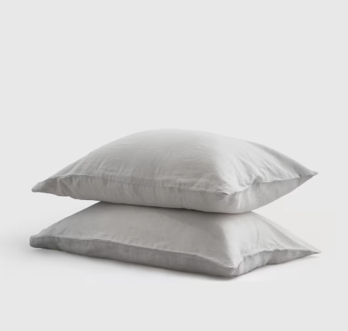European Linen Pillowcase Set, Queen/Standard