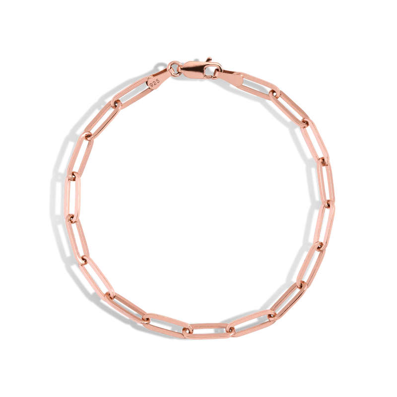 Large Paperclip Chain Bracelet