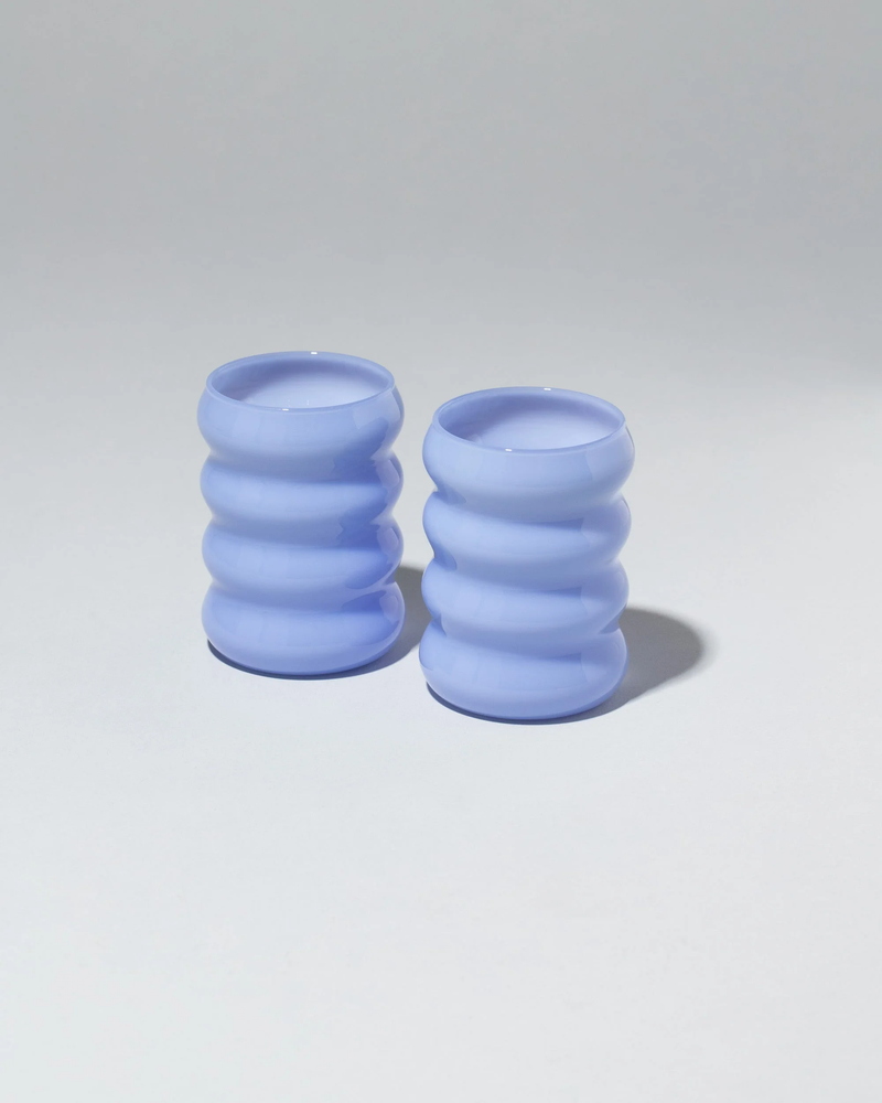 Opaque Ripple Cup Set of 2