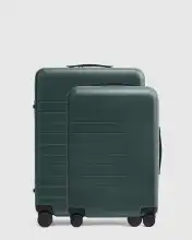 Carry-On and Check-In Suitcase Bundle | Dark Green