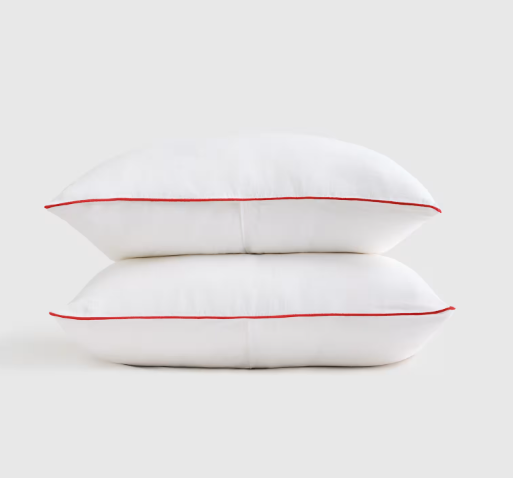 European Linen Piped Sham Set, Standard