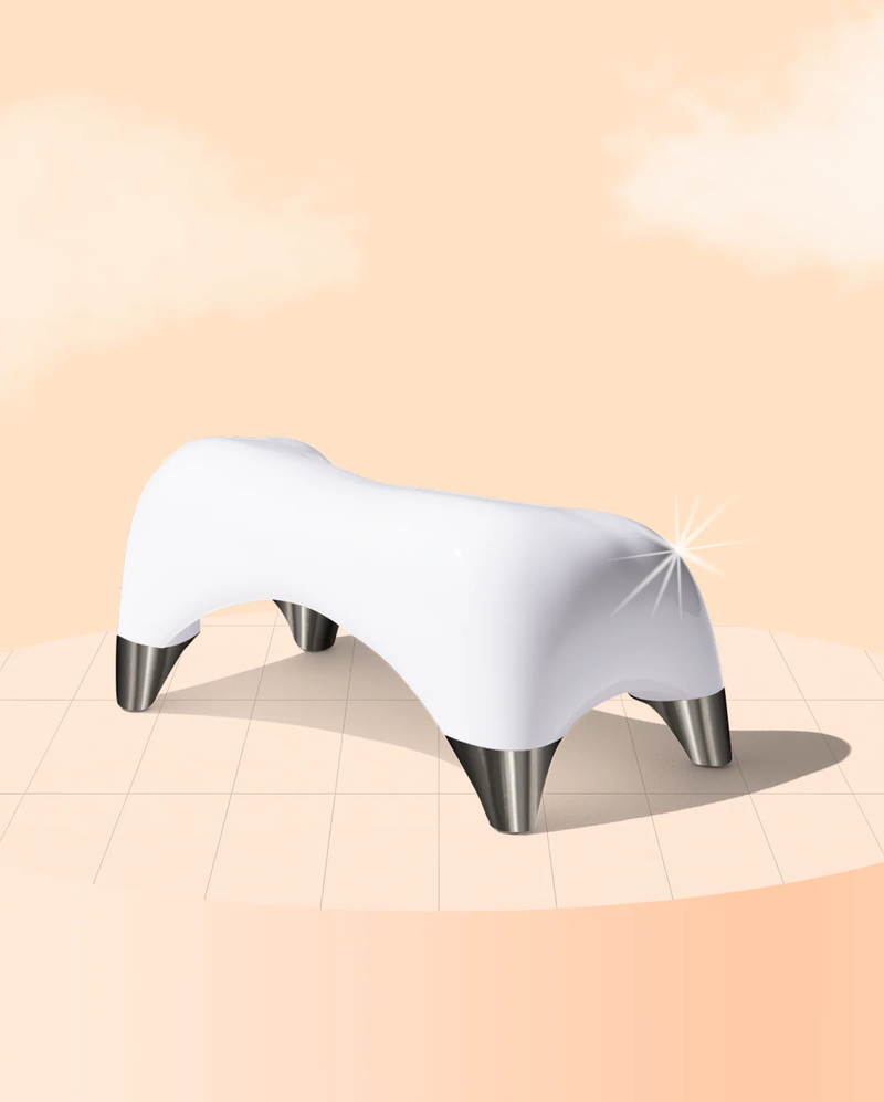 Ottoman, Brushed Nickel