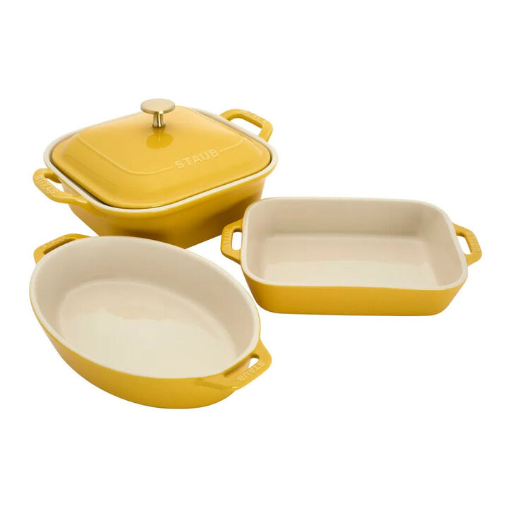 Ceramic 4-Piece Baking Set