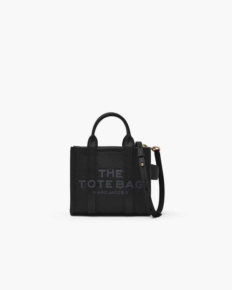 The Leather Crossbody Tote Bag | Black