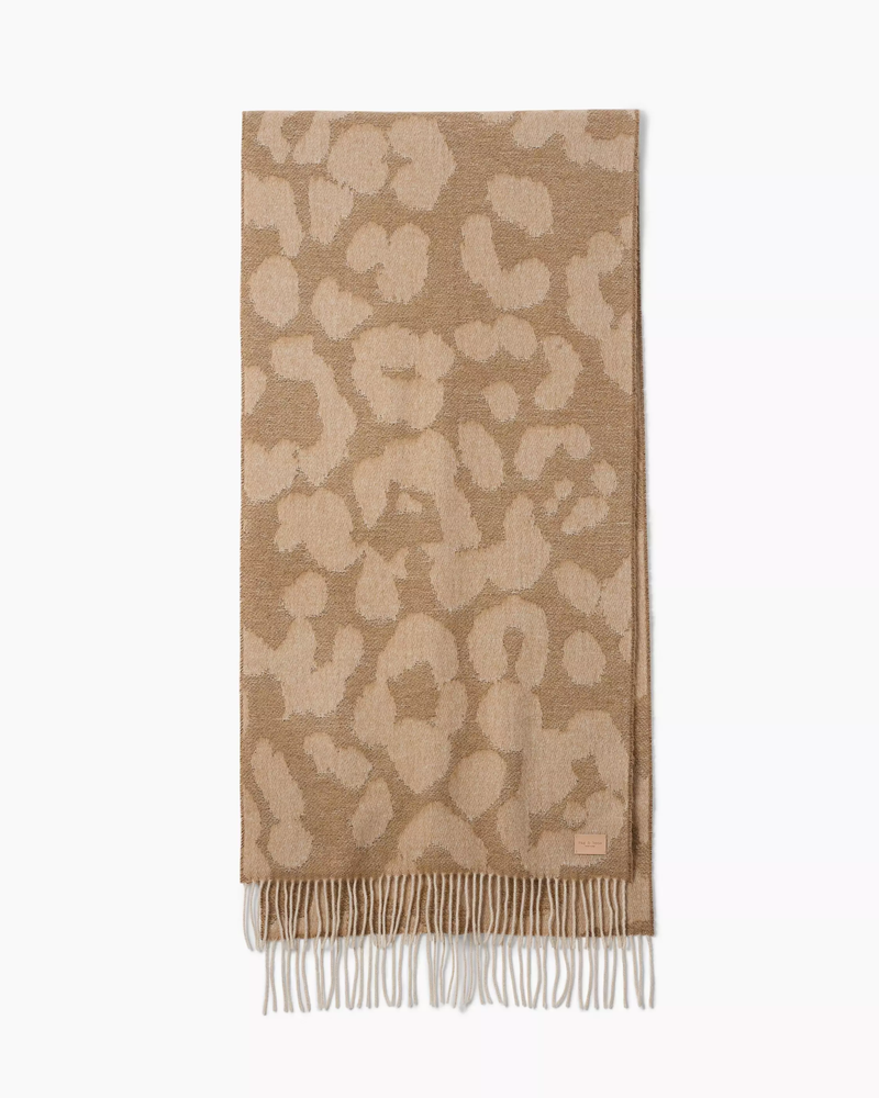 Piper Leopard-Print Scarf