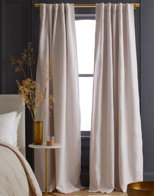 European Linen Room Darkening Curtain