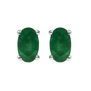 White Gold & Green Emerald