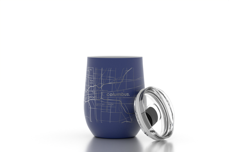 Home Town Maps Wine Tumbler