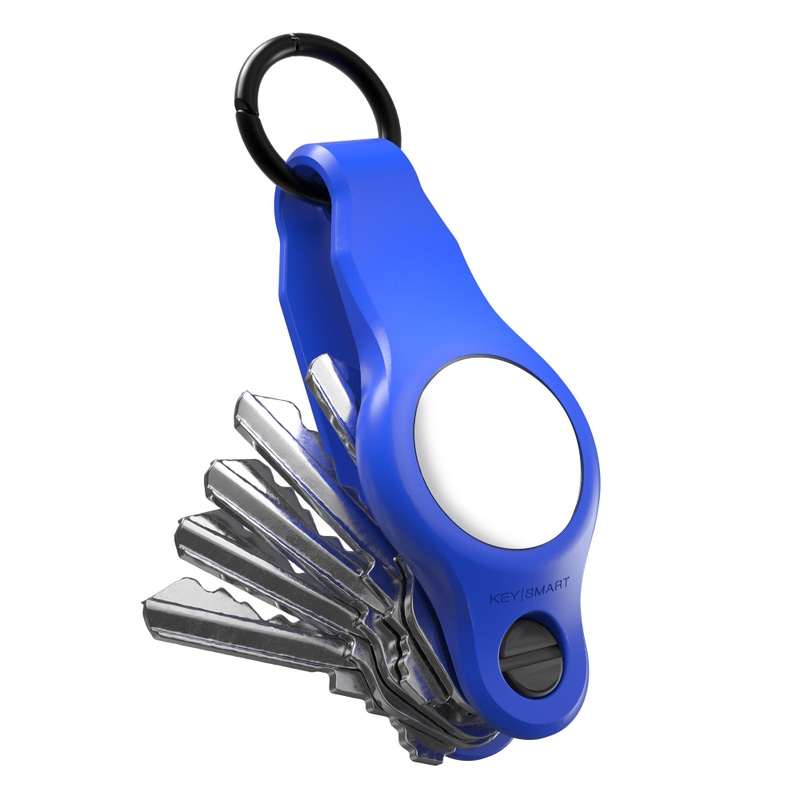 KeySmart AirTag Keyring, Premium Rubber