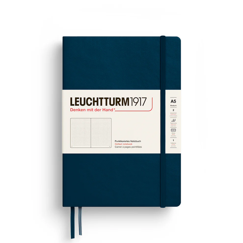 A5 Notebook Classic, Hardcover, Dotted with Personalized Monogramming