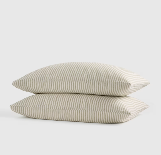European Linen Pillowcase Set, Queen/Standard
