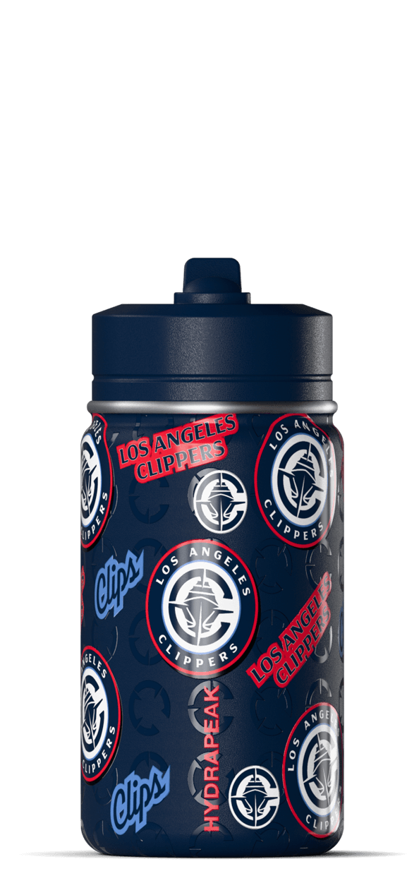 NBA 14oz Kids Water Bottle with Straw Lid