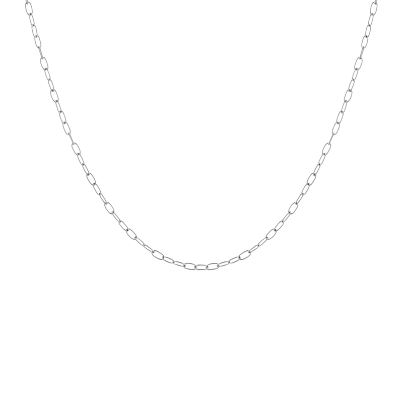 Unbreakable Mini Paperclip Chain Necklace