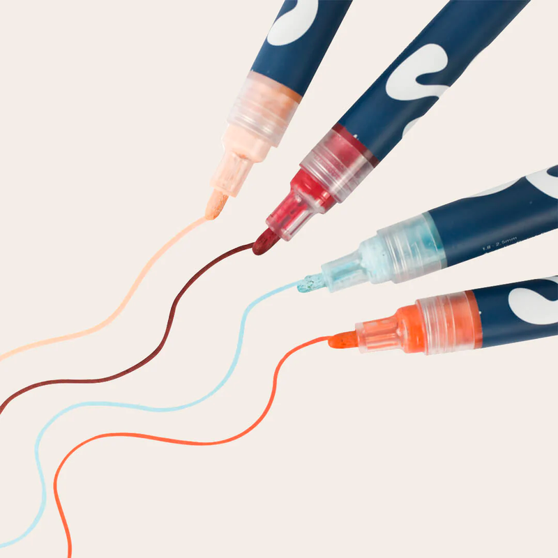 Acrylic Paint Pen 4-Pack