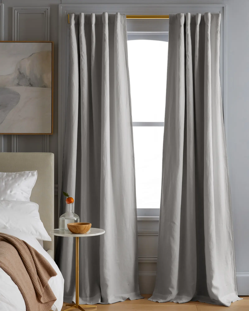 European Linen Room Darkening Curtain