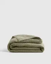 European Linen Cotton Stitch Quilt, King