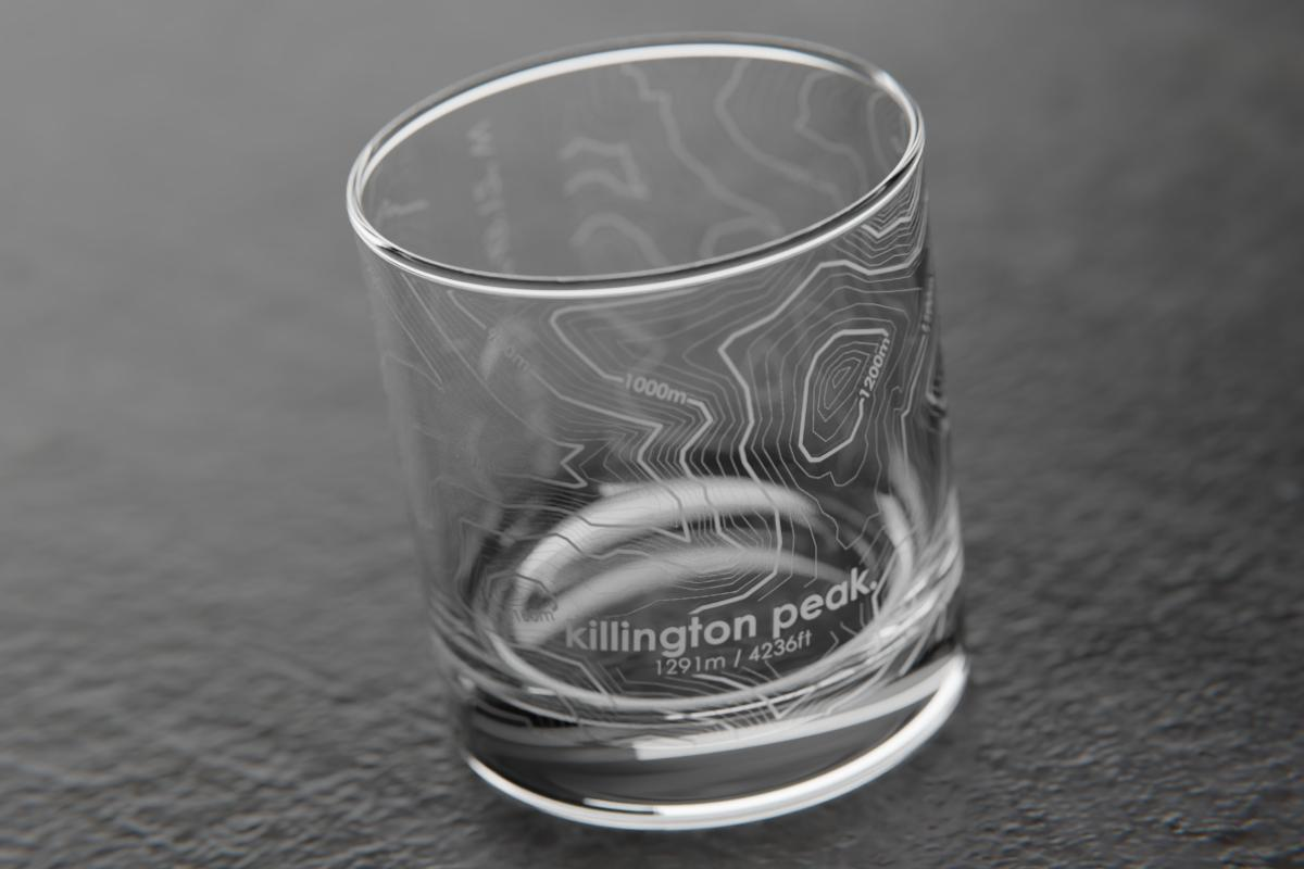 Well Told Topography Map Rocks Glass - Thumbnail 4