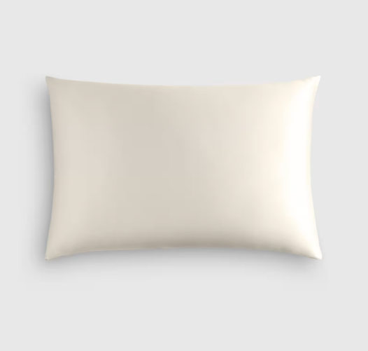100% Mullberry Silk Pillowcase, Queen | Ivory