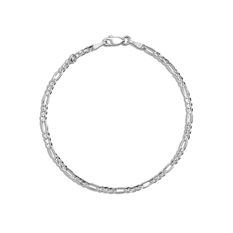 Medium Gold Figaro Chain Bracelet