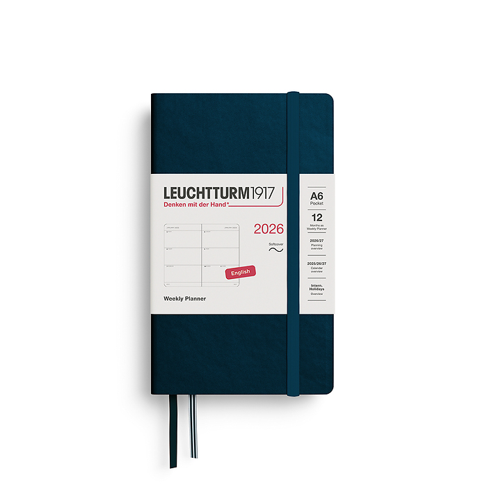 2026 Softcover A6 Weekly Planner
