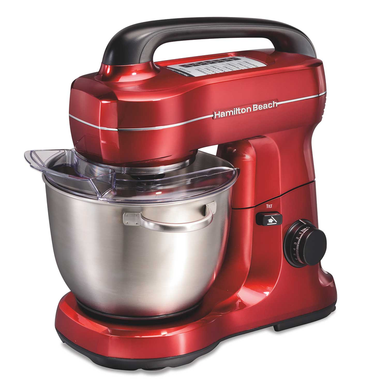 7 Speed 4 QT Stand Mixer | Red