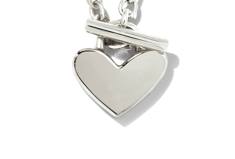 Heart Padlock Pendant Necklace