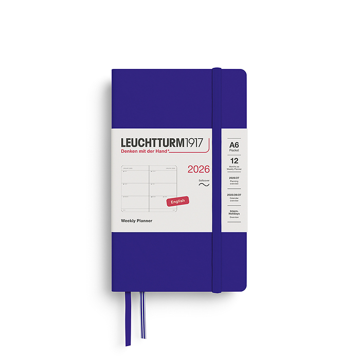 2026 Softcover A6 Weekly Planner