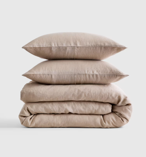 European Linen Duvet Cover Set, King