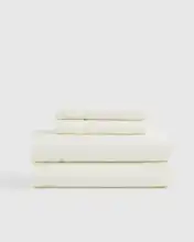 Giza Cotton Sateen Sheet Set, King | Ivory