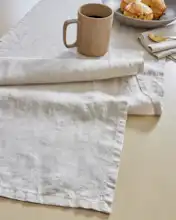 European Linen Table Runner