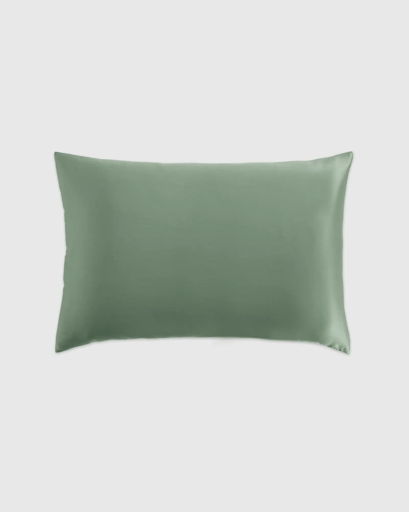 100% Mulberry Silk Pillowcase, King | Eucalyptus