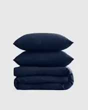 European Linen Duvet Cover Set, Queen