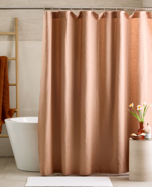 European Linen Shower Curtain
