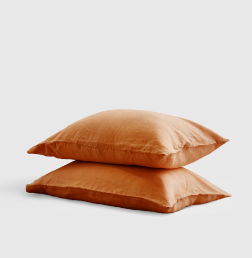 European Linen Pillowcase Set, Queen/Standard