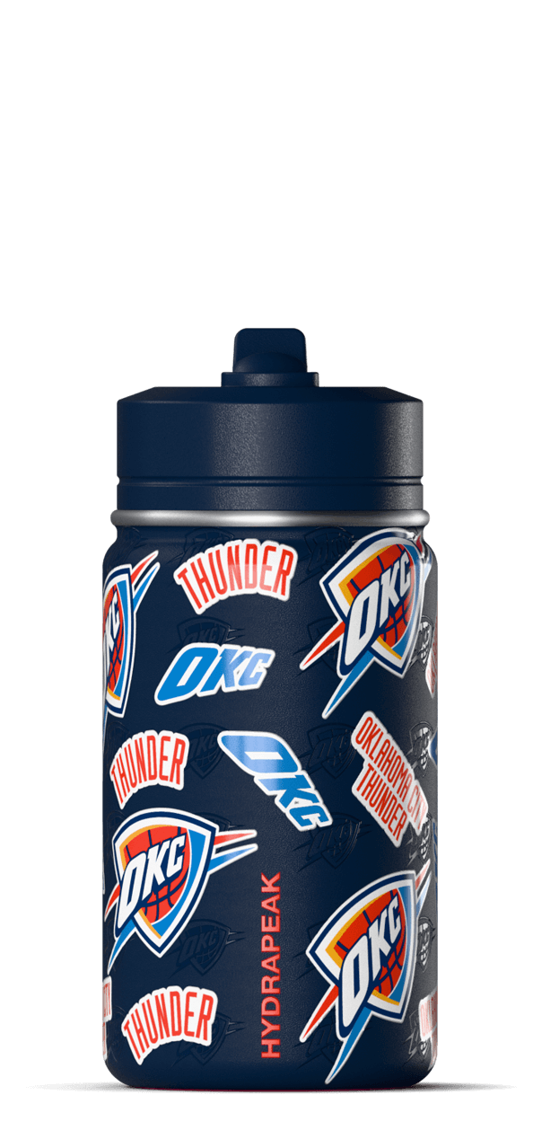 NBA 14oz Kids Water Bottle with Straw Lid